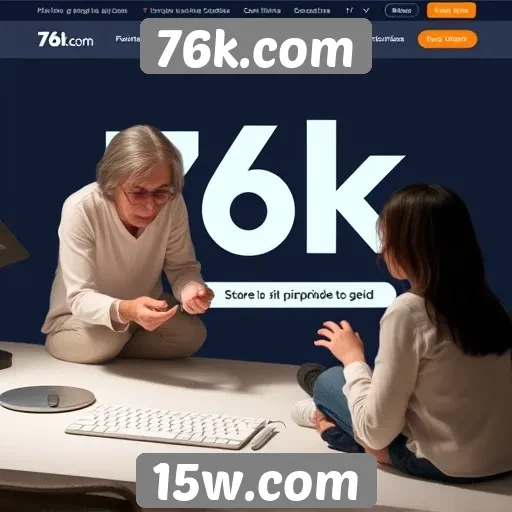 Explorando a experiência do usuário no 76k.com
